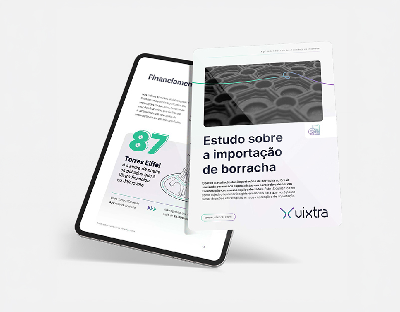 Estudo sobre a importação de borracha