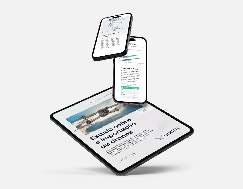 Estudo sobre a importação de drones