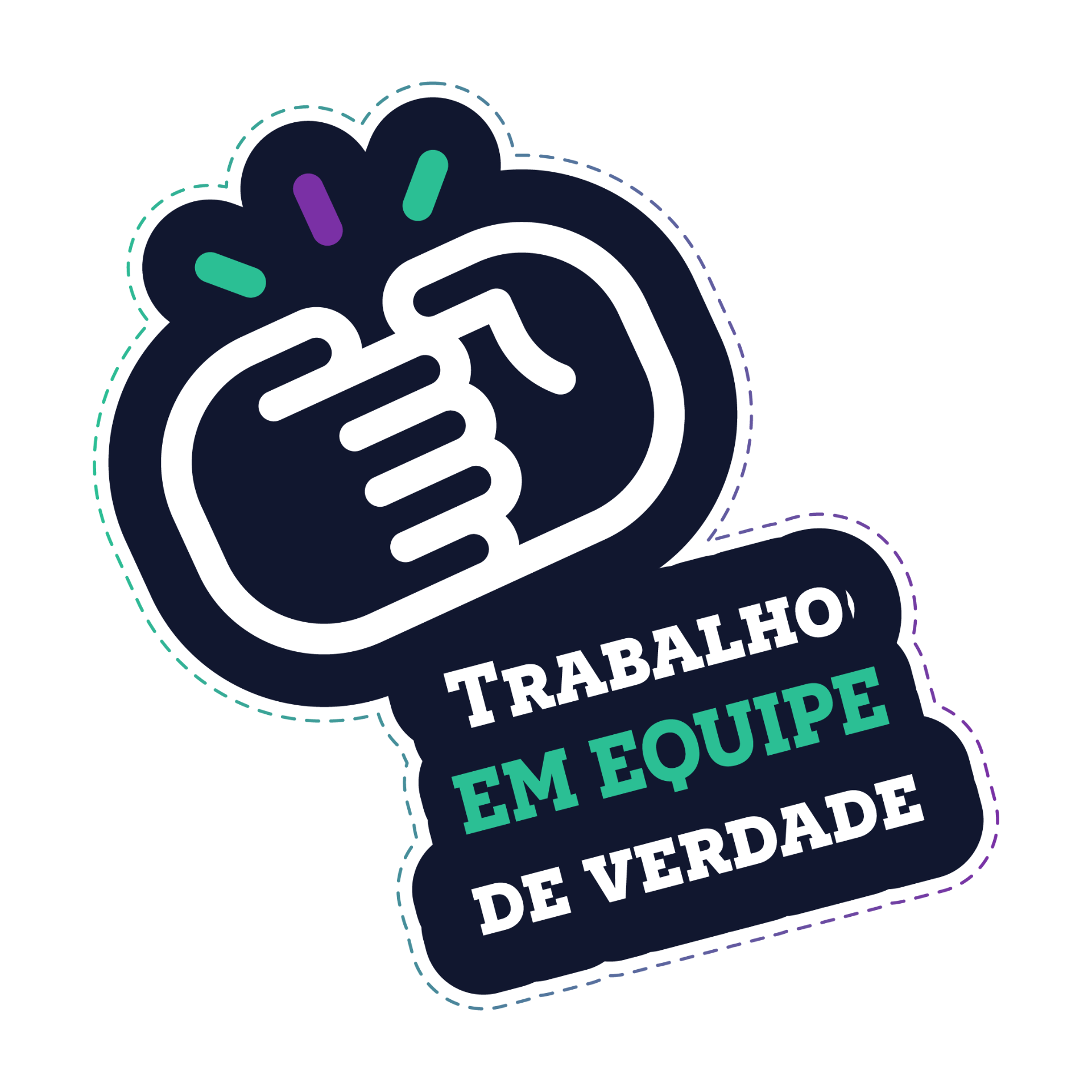 Trabalho em equipe, de verdade